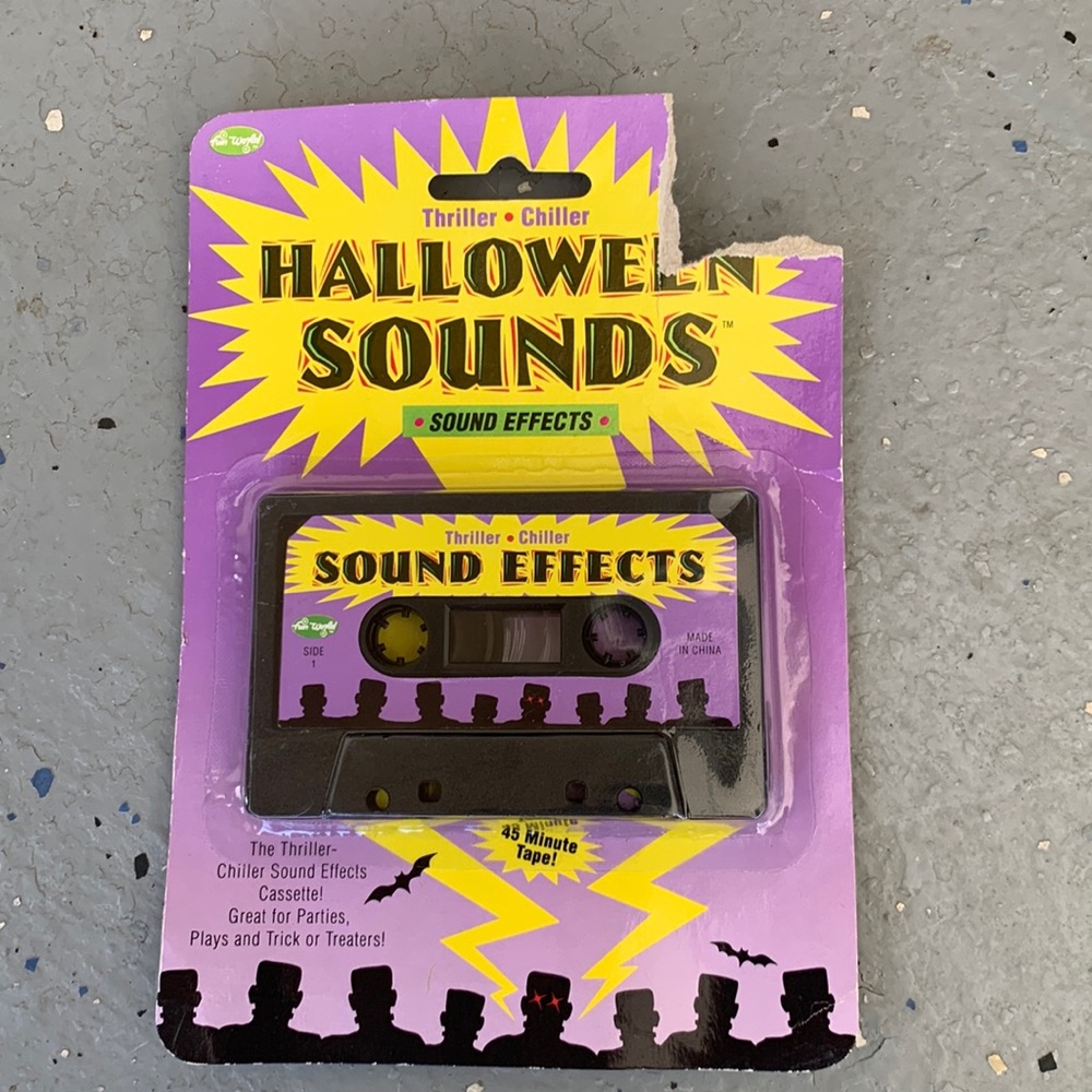 Vtg Halloween sounds cassette
